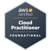 AWS Certified Cloud Practitioner badge