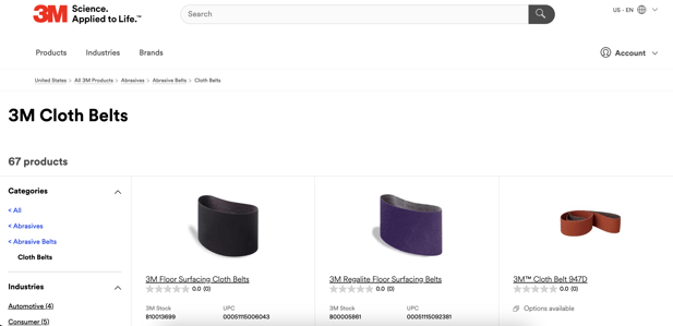 3M B2B eCommerce store screenshot