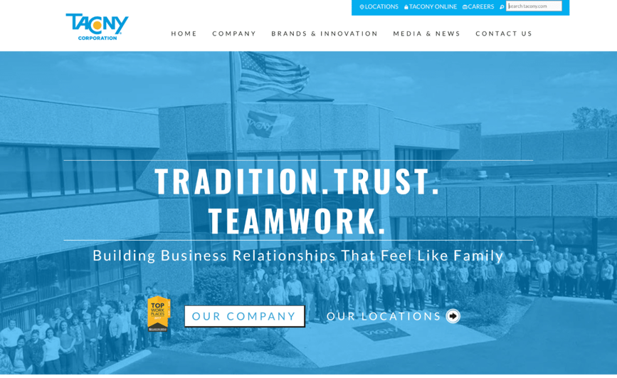 Tacony Corporation homepage