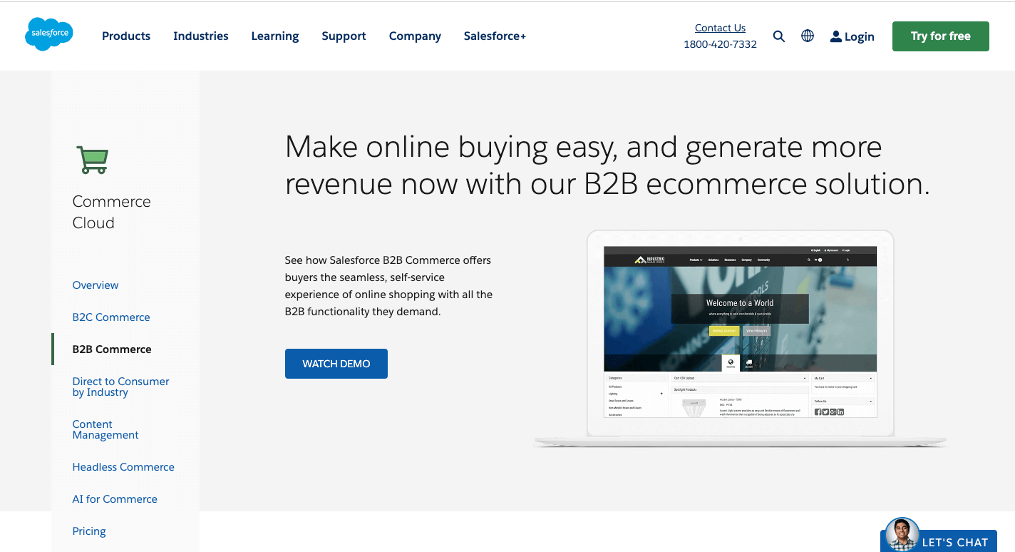 Salesforce B2B Commerce Cloud