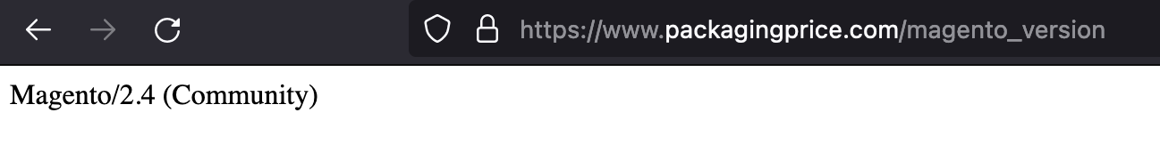 checking your Magento version