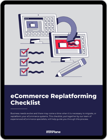 eCommerce Replatforming Checklist cover